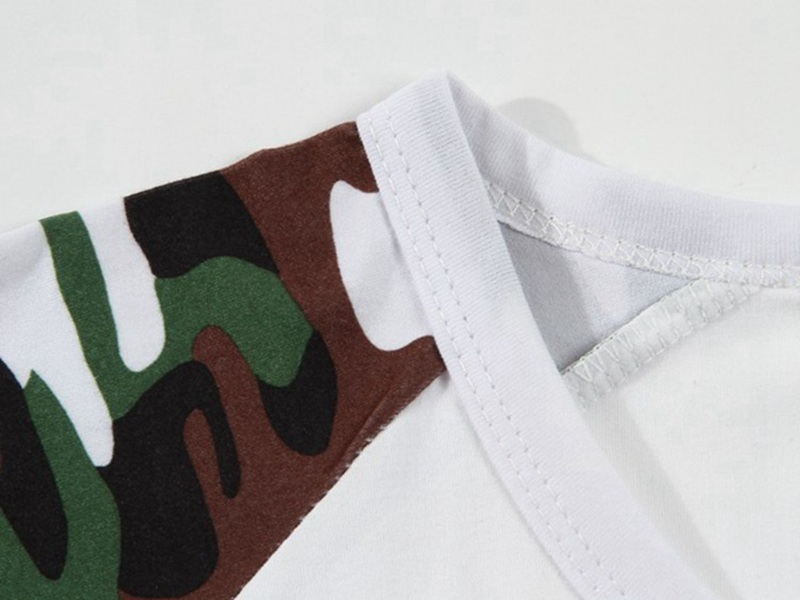 fabric details of camouflage t-shirts, wholesale blank camouflage t-shirts, cotton camouflage t-shirts 